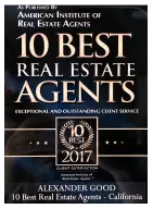 10 Best Real Estate Agents California 2017 Award