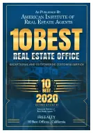 10 Best Real Estate Office California 2020 Award